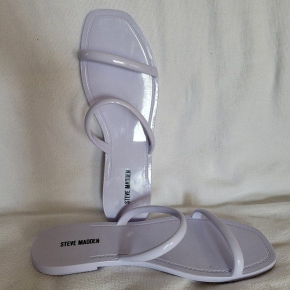 Steve Madden Pike white Jelly sandals - Picture 6 of 7